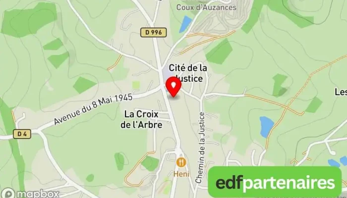 Comptafrance -  Carte - Auzances