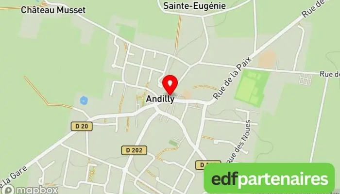 carte de Coop Supérette, Épicerie à Andilly