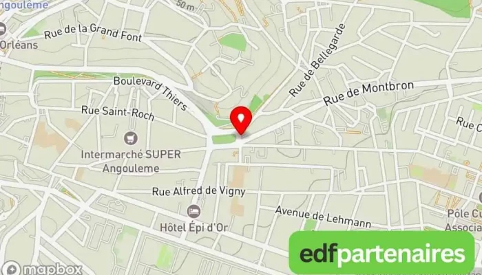 carte de Coop Supérette, Épicerie à Angoulême
