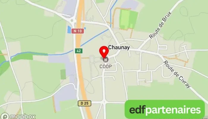 Coop -  Carte - Chaunay