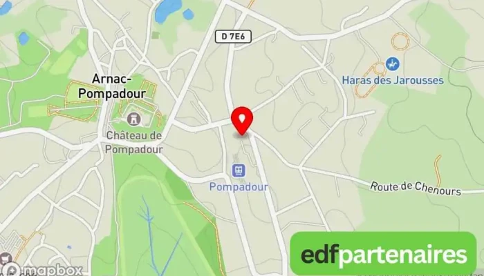 carte de Coopérative Agricole Association ou organisation à Arnac-Pompadour