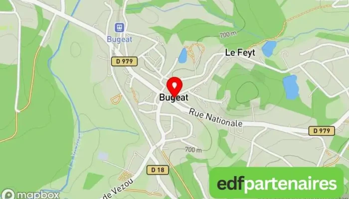 Credit Agricole Centre France   Bugeat Carte - Bugeat