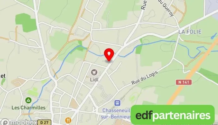 Credit Agricole Charente Perigord Carte - Chasseneuil-sur-bonnieure