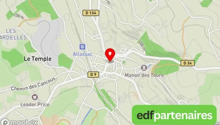 carte de D à coudre Atelier de couture, Couturier, Service de broderie à Allassac
