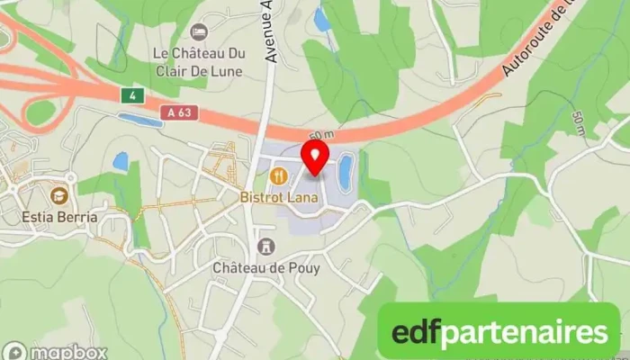 carte de D MEDICA Magasin de matériel médical, Service de soins à domicile, Fournisseur d'équipements médicaux à Arbonne