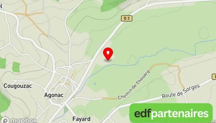carte de Déchetterie D'agonac Déchetterie à Agonac