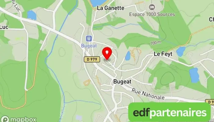 Duclie -  Carte - Bugeat