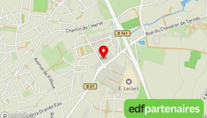 carte de Écouter Voir Optique Mutualiste Opticien, Fournisseur de lentilles de contact à Châtellerault