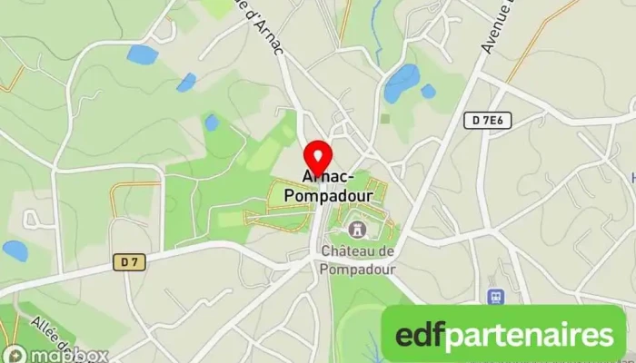 carte de Ecrin Floral Fleuriste à Arnac-Pompadour
