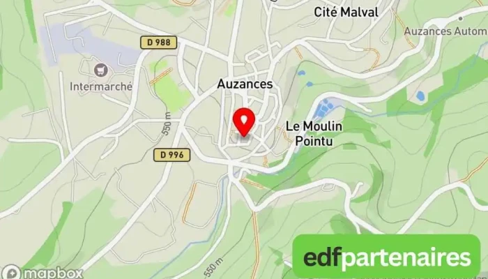 Eglise Saint Jacques Le Majeur Dauzances Carte - Auzances