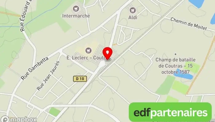carte de E.Leclerc Station Service Station-service, Distributeur de boissons, Station de lavage automobile, Café, Épicerie, Service de lavage haute pression à Coutras
