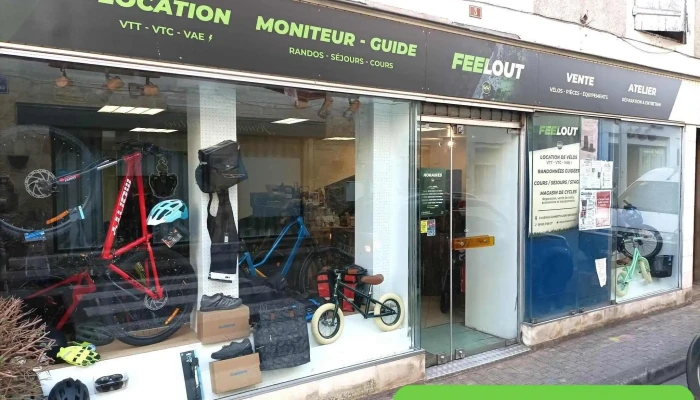 FeelOut : vente, reparation et loc vélos et canoë - 24160 Excideuil