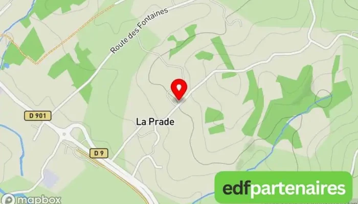 carte de Ferme de La Prade Produits laitiers, Ferme, Magasin de produits de la ferme à Allassac