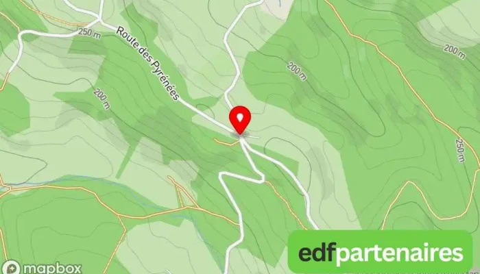 carte de Ferme équestre La Forge Centre équestre à Arbus