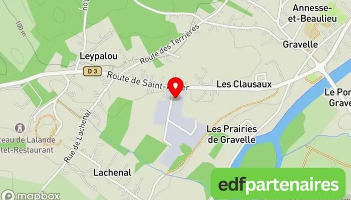 carte de François Baldauf Diffusion SARL  à Annesse-et-Beaulieu