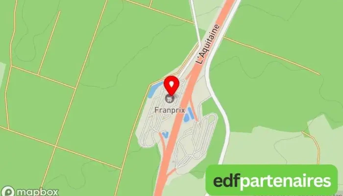 carte de Franprix Supermarché à Châtellerault