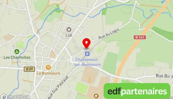 Gamm Vert -  Carte - Chasseneuil-sur-bonnieure