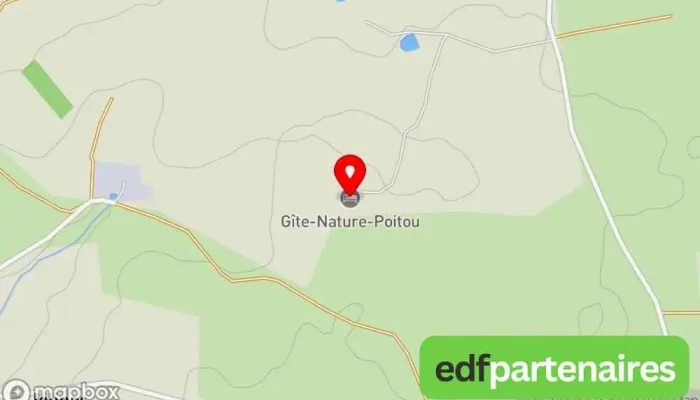 carte de Gite-Nature-Poitou Hôtel à Archigny