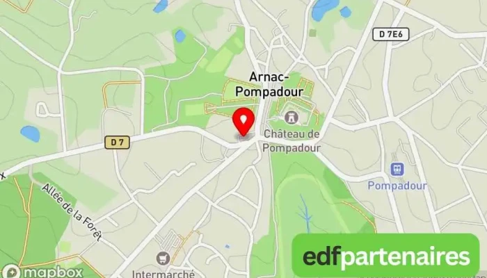 carte de Gourseyrol Ets Magasin à Arnac-Pompadour
