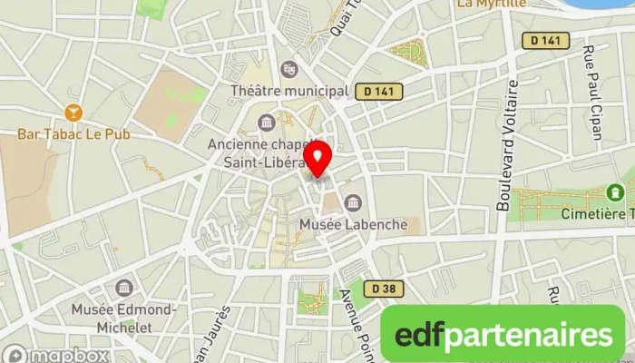 Groupement De La Chaussure Du Centre -  Carte - Brive-la-gaillarde