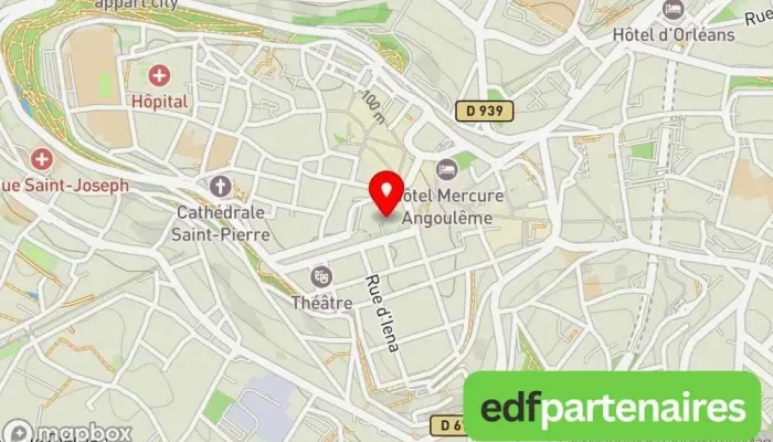 carte de H market Angoulême Supermarché à Angoulême