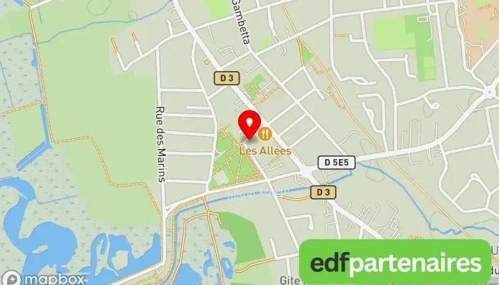 Halle De Audenge -  Carte - Audenge