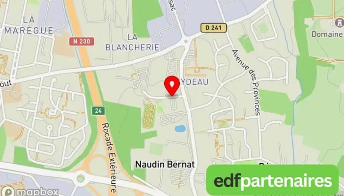 carte de Intermarché location Artigues-Près-Bordeaux Agence de location de voitures, Services de déménagement et de stockage, Magasin d'articles de déménagement, Service de location de remorques, Agence de location de fourgonnettes à Artigues-près-Bordeaux