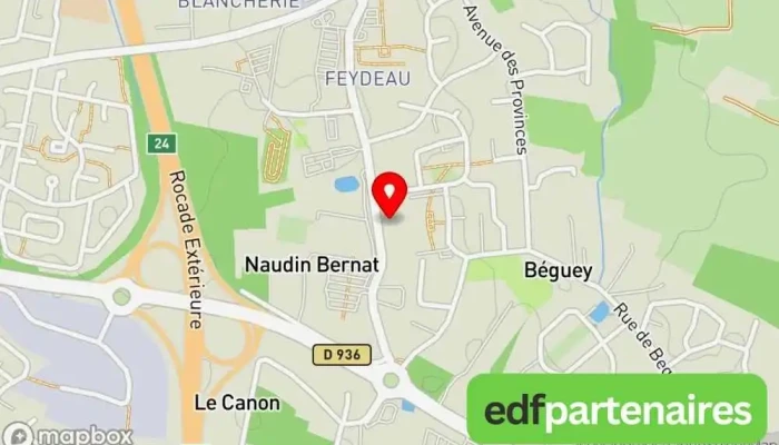 carte de IZBAC / LEDZEL Magasin de vêtements à Artigues-près-Bordeaux