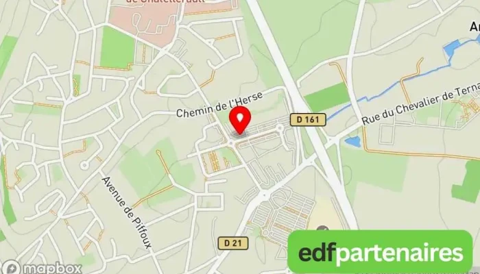 carte de JouéClub Magasin de jouets à Châtellerault