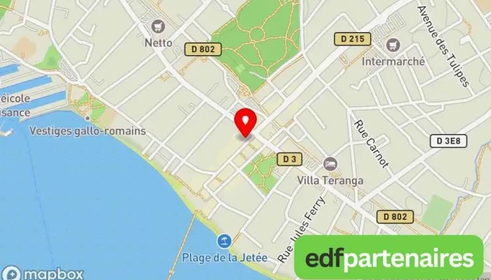 carte de Km5 Magasin de vêtements pour femmes à Andernos-les-Bains