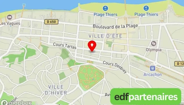 carte de La Belle Affaire Dépôt-vente à Arcachon