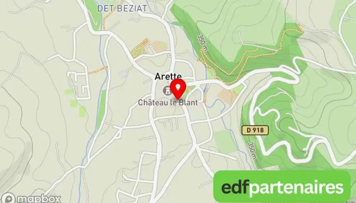 carte de La Bouch'Rit Du Ski Locations De Skis Magasin d'articles de sports à Arette