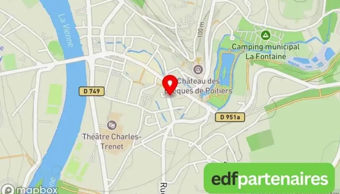 La Courtepointiere Carte - Chauvigny