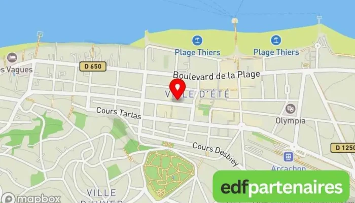 carte de La Fée Maraboutée Magasin de vêtements pour femmes à Arcachon