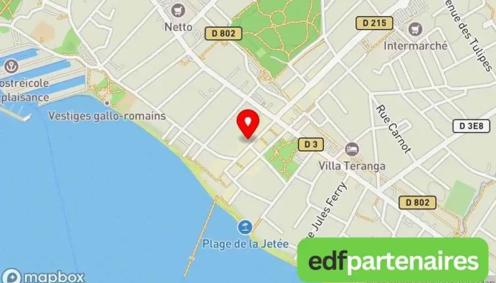 carte de LA GRANGE 44 Bijouterie, Bijouterie fantaisie, Magasin de maroquinerie à Andernos-les-Bains