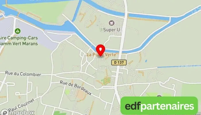 carte de La Halle du Marché de Marans Marché alimentaire à Marans