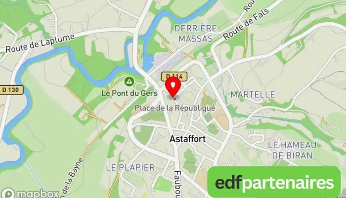 La Maison Dhotes   Astaffort Carte - Astaffort