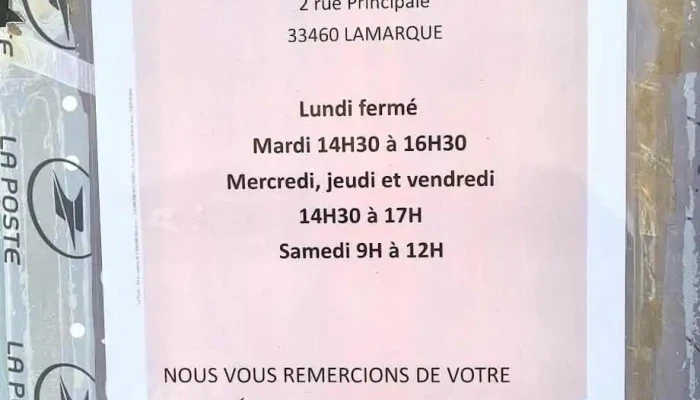 La Poste - 33460 Lamarque