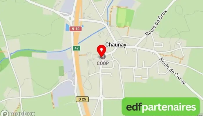 La Poste Agence Communale -  Carte - Chaunay