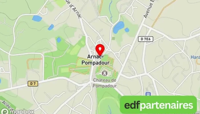 carte de La Poste Poste à Arnac-Pompadour
