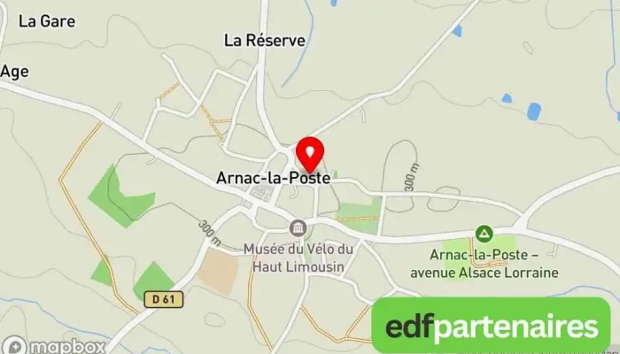 carte de La Poste Poste à Arnac-la-Poste