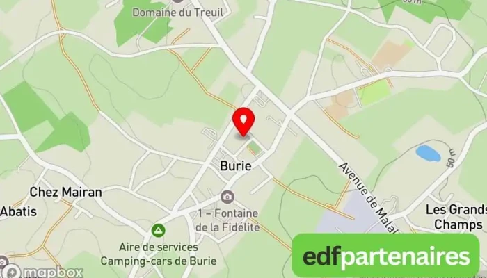 La Poste -  Carte - Burie