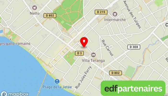 carte de La P'tite Boulangerie d'Andernos Boulangerie à Andernos-les-Bains