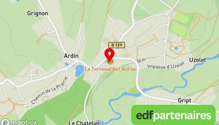 carte de La Terrasse de l'Autize Restaurant à Ardin