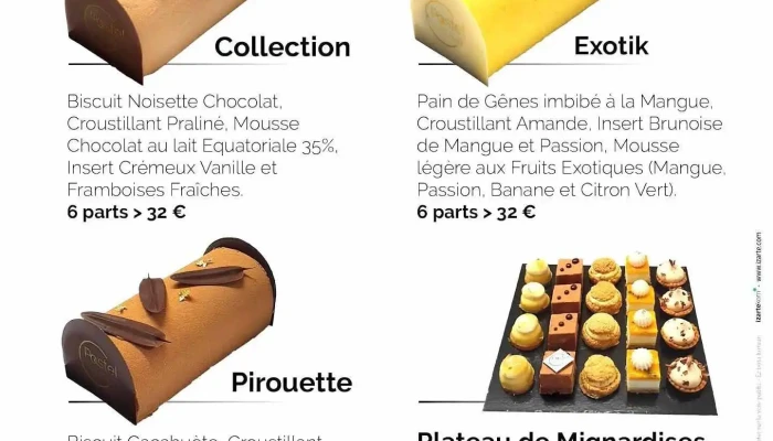 Laboratoire De La Patisserie Pastel Menu - Ascain