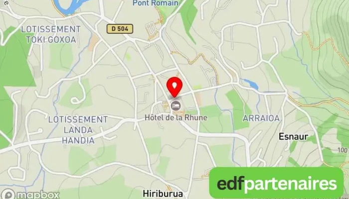 Lagunen Artean -  Carte - Ascain