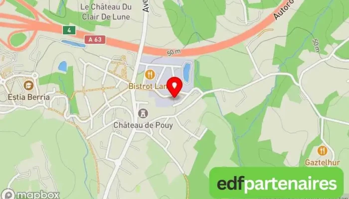carte de LANATEK Magasin d'enseignes lumineuses à Arbonne