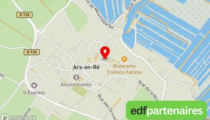 carte de L'arbre à chaussures Magasin de chaussures à Ars-en-Ré