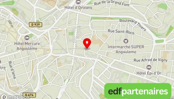 carte de L'Artboratoire Artisanat à Angoulême