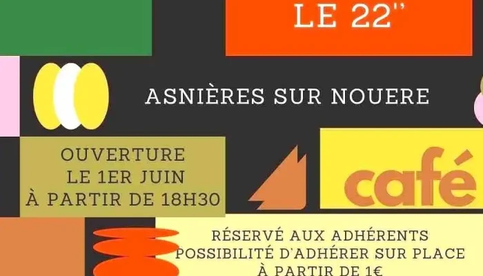 Le 22 -  Menu - Asnières-sur-nouère